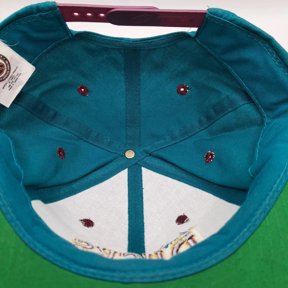 VINTAGE ANAHEIM MIGHTY DUCKS SNAPBACK HAT CAP NHL OFFICIAL FRONT ROW ANNCO